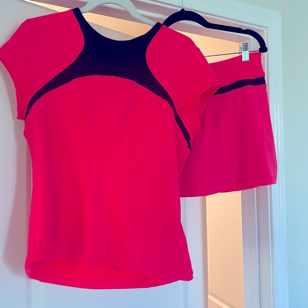 FILA women’s tennis top and skirt